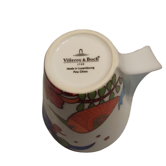 VILLEROY AND  BOCH NEW WAVE ACAPULCO  FLAT  COFFEE CUP - Picture 5 of 5